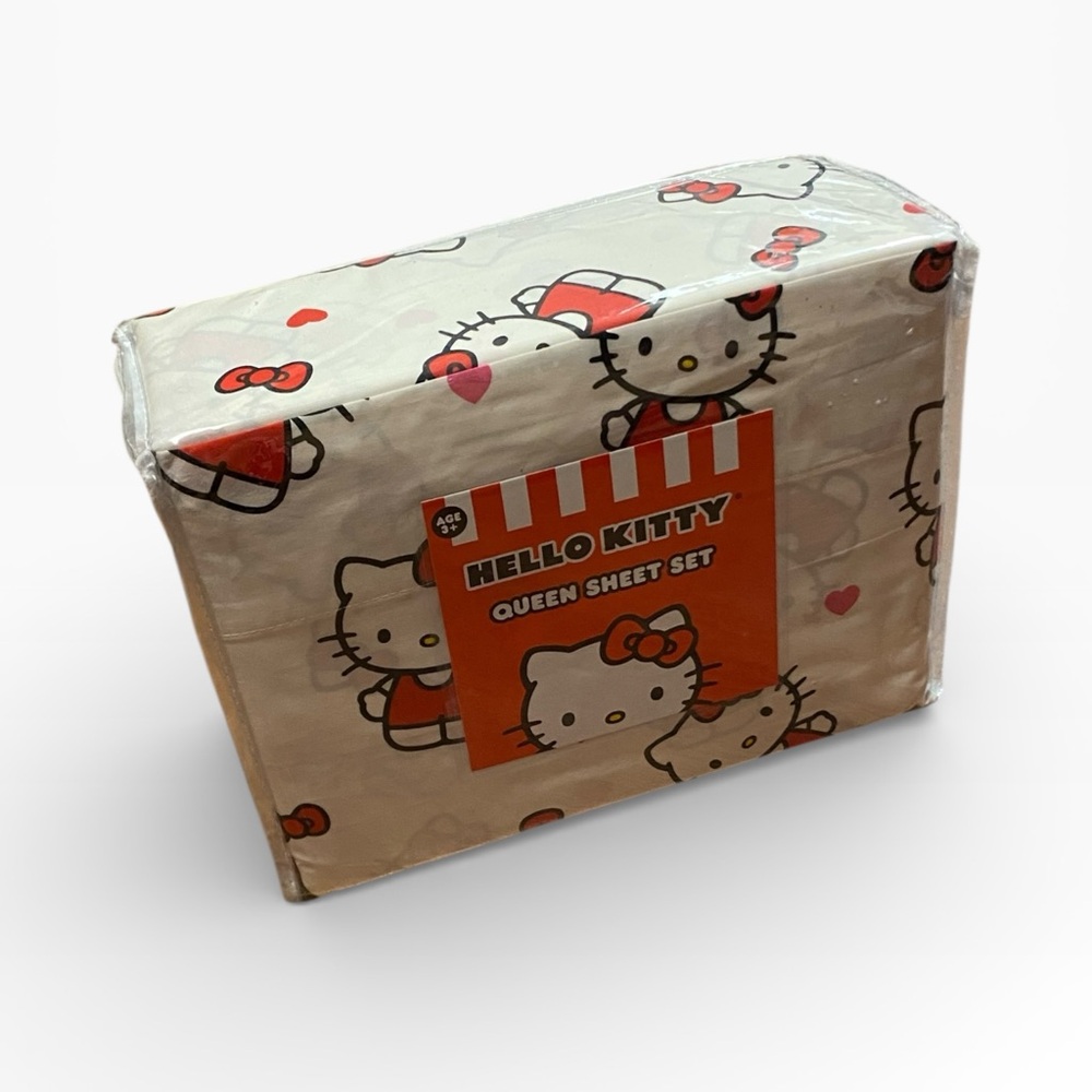 New Hello Kitty Queen Sheet Set 4 piece - Picture 5 of 6